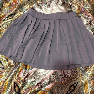 Gray mini skirt